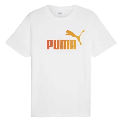 Puma ESSENTIALS + SUMMER SPORTS TEE Pánské triko, bílá, velikost