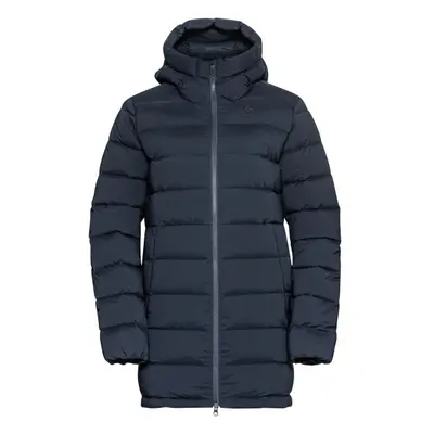 Odlo W ASCENTN-THERMIC HOODED JACKET INSULATED Dámský péřový kabát, černá, velikost