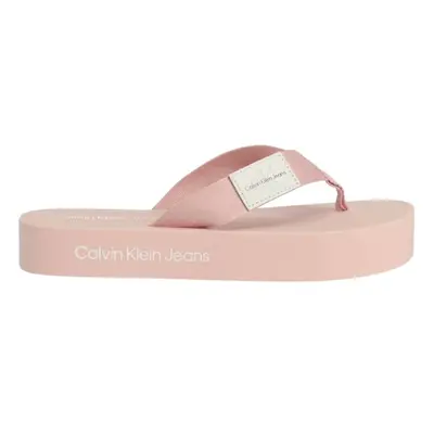 Calvin Klein FLATFORM FLIPFLOP Dámské žabky, růžová, velikost