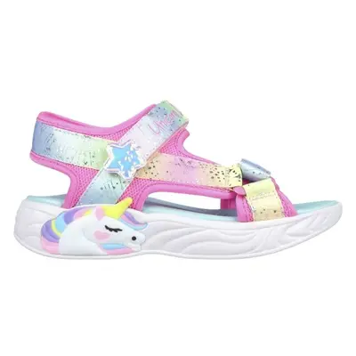 Skechers UNICORN DREAMS - MAJESTIC BLISS Dívčí sandály, růžová, velikost