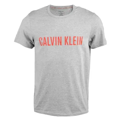 Calvin Klein S/S CREW NECK Pánské tričko, šedá, velikost