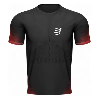 Compressport RACING SS TSHIRT Pánské běžecké triko, černá, velikost