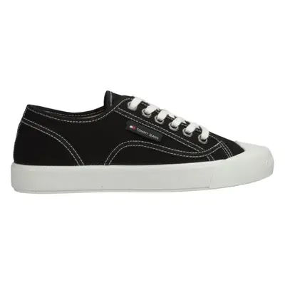 Tommy Hilfiger TJW FOXING SNEAKER CANVAS Dámské tenisky, černá, velikost