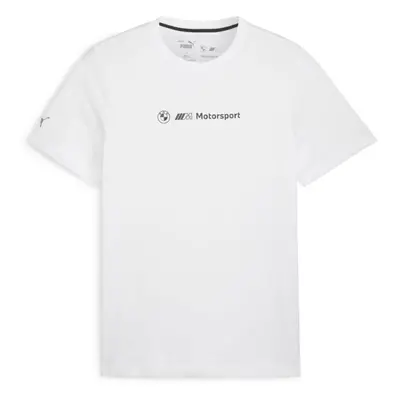 Puma BMW MOTORSPORT MMS GRAPHIC TEE Pánské triko, bílá, velikost