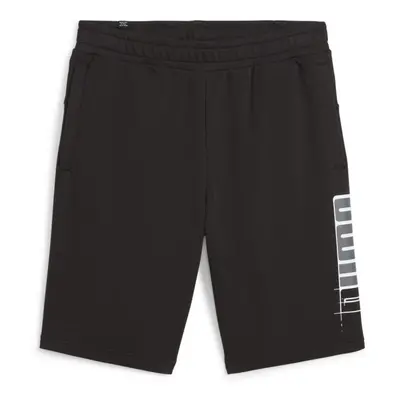 Puma ESSENTIALS + LOGO LAB SHORTS Pánské teplákové kraťasy, černá, velikost