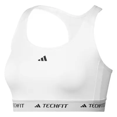 adidas TECHFIT MEDIUM-SUPPORT BRA Dámská podprsenka, bílá, velikost