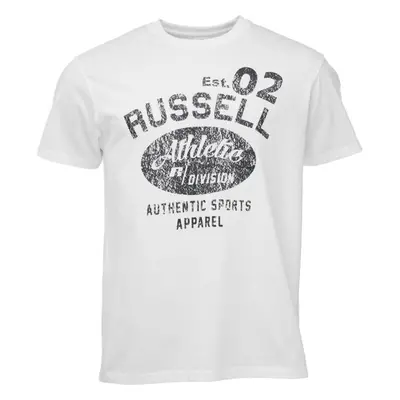 Russell Athletic T-SHIRT Pánské tričko, bílá, velikost