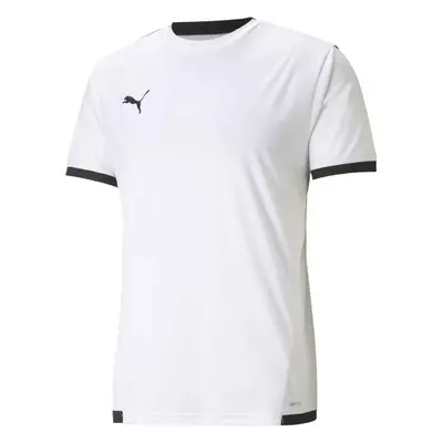 Puma TEAM LIGA JERSEY TEE Pánské fotbalové triko, bílá, velikost