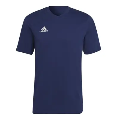 adidas ENTRADA TEE Pánské triko, tmavě modrá, velikost