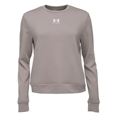 Under Armour RIVAL TERRY CREW Dámská mikina, šedá, velikost