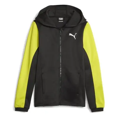 Puma FIT FULL-ZIP JACKET Chlapecká bunda, černá, velikost