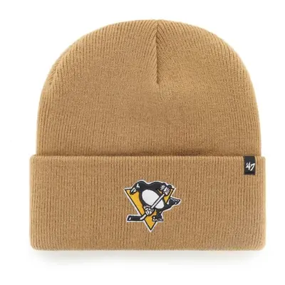 47 NHL PITTSBURGH PENGUINS HAYMAKER '47 CUFF KNIT Klubová zimní čepice, béžová, velikost