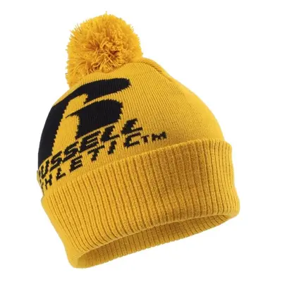 Russell Athletic WINTER POMPOM HAT Pánská zimní čepice, žlutá, velikost