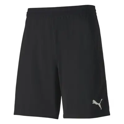 Puma TEAM FINAL KNIT SHORTS Pánské kraťasy, černá, velikost