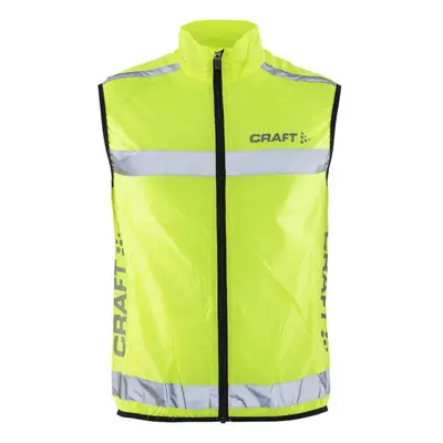 Craft SAFETY VEST Funkční bezpečnostní vesta, reflexní neon, velikost