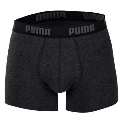 Puma BASIC BOXER 2P Pánské boxerky, černá, velikost