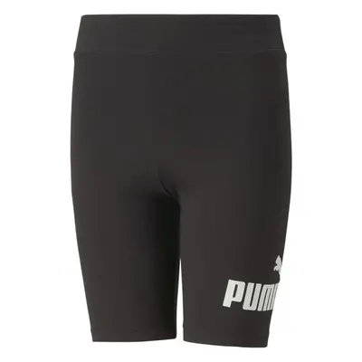 Puma ESSENTIALS+LOGO SHORT LEGGINGS Dívčí kraťasy, černá, velikost