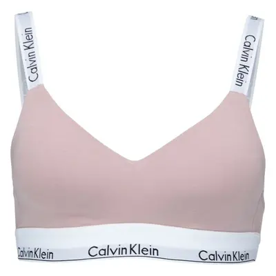 Calvin Klein LGHT LINED BRALETTE (AVG) Dámská podprsenka, růžová, velikost