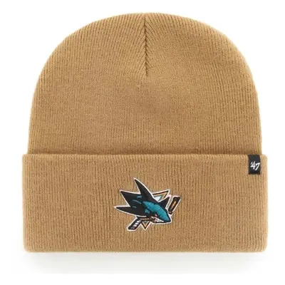 47 NHL SAN JOSE SHARKS HAYMAKER '47 CUFF KNIT BLK Zimní čepice, béžová, velikost