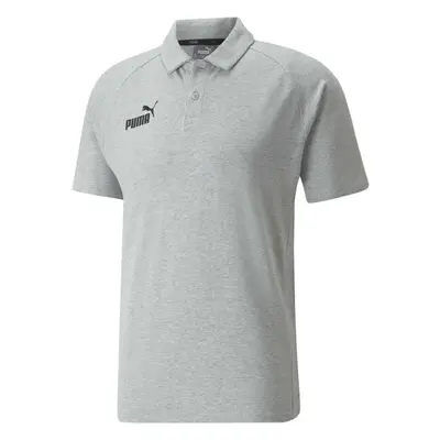 Puma TEAMFINAL CASUALS POLO TEE SHIRT Pánské triko, šedá, velikost