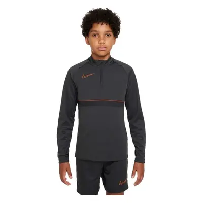 Nike DRI-FIT ACADEMY Chlapecké fotbalové tričko, tmavě šedá, velikost