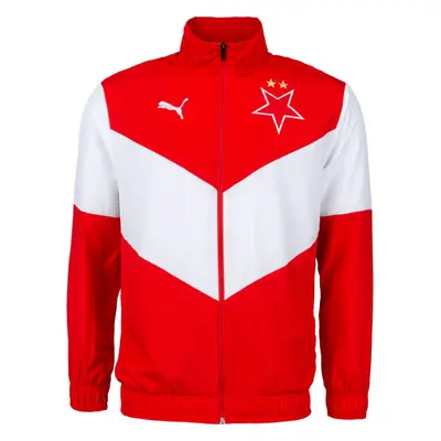 Puma SKS PREMATCH JACKET Pánská fotbalová bunda, červená, velikost