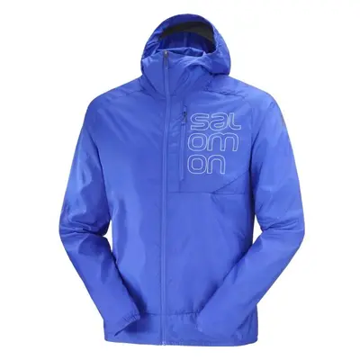 Salomon BONATTI CROSS FZ HOODIE Pánská větrovka, modrá, velikost