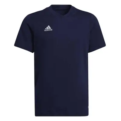 adidas ENTRADA TEE Chlapecké triko, tmavě modrá, velikost