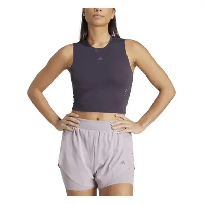 adidas HIIT CROP TANK Dámské tréninkové tílko, černá, velikost