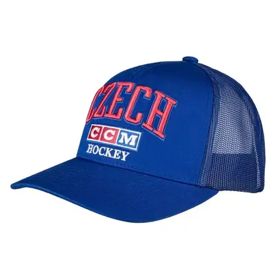 CCM MESHBACK TRUCKER TEAM CZECH Pánská kšiltovka, modrá, velikost