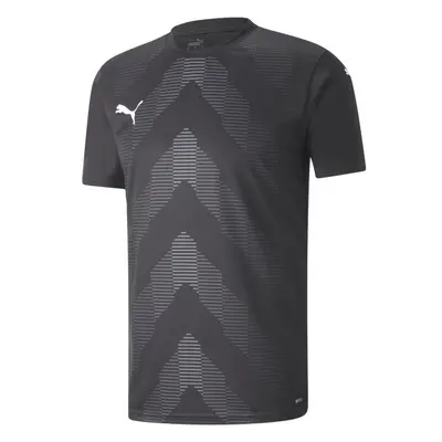 Puma TEAMGLORY JERSEY TEE Pánské fotbalové triko, černá, velikost