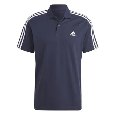 adidas 3-STRIPES POLO SHIRT Pánská polokošile, tmavě modrá, velikost