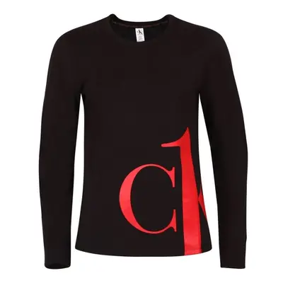 Calvin Klein SLEEP-L/S CREW NECK Dámské tričko s dlouhým rukávem, černá, velikost