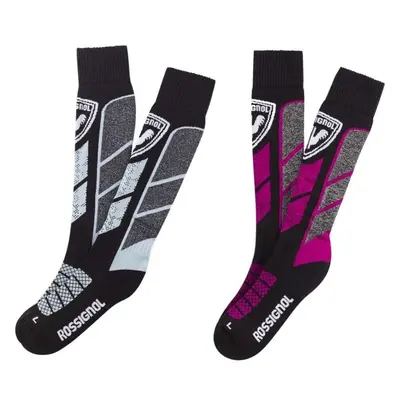 Rossignol THERMOTECH 2P X3 W Lyžařské ponožky, černá, velikost