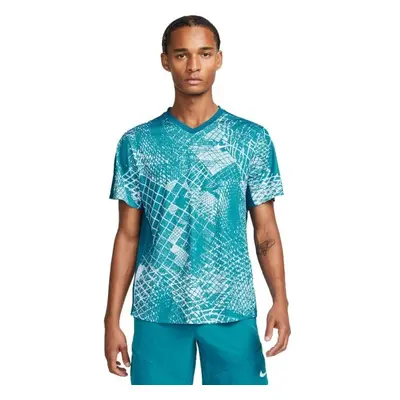 Nike COURT DRI-FIT VICTORY NOVELTY Pánské tričko, tyrkysová, velikost