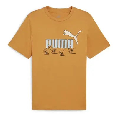 Puma GRAPHIC SNEAKER TEE Pánské triko, oranžová, velikost