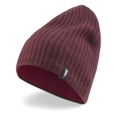 Puma ACTIV SLOUCHY BEANIE Dámská čepice, vínová, velikost