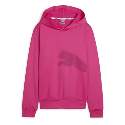 Puma BIG CAT FRENCH TERRY HOODIE Dámská sportovní mikina, růžová, velikost