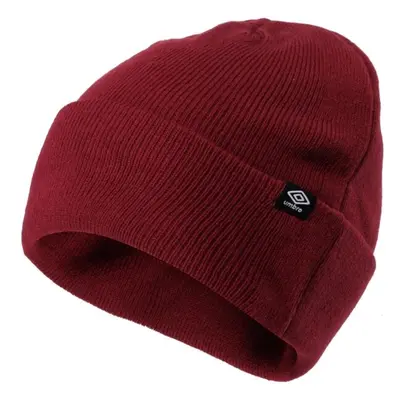 Umbro SMALL LOGO BEANIE Zimní čepice, vínová, velikost