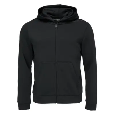 Calvin Klein PW - FULL ZIP HOODIE Pánská mikina, černá, velikost