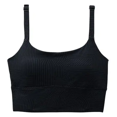 PrAna LUXARA BRALETTE Dámská sportovní podprsenka, tmavě šedá, velikost