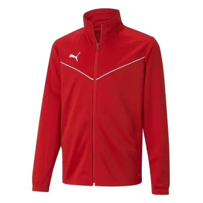 Puma TEAMRISE TRAINING POLY JACKET Chlapecká mikina, červená, velikost