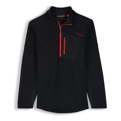 Spyder BANDIT HALF ZIP MENS Pánská mikina, černá, velikost