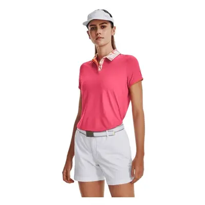 Under Armour ISO-CHILL SS POLO Dámské golfové polotričko, růžová, velikost