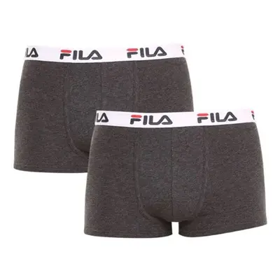 Fila MAN BOXER PACK Pánské boxerky, tmavě šedá, velikost