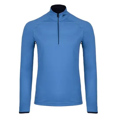 Kjus FEEL MIDLAYER HALF-ZIP Panská střední vrstva s polovičním zipem, modrá, velikost