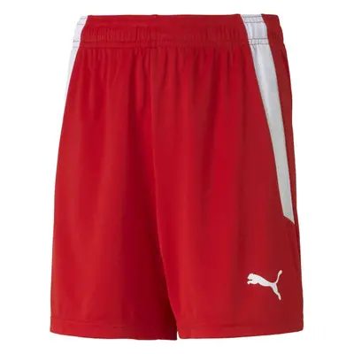 Puma TEAMLIGA SHORTS Juniorské šortky, červená, velikost