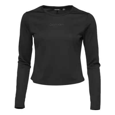 Calvin Klein WO - L/S T-SHIRT Dámské triko, černá, velikost