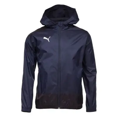 Puma TEAMGOAL TRAINING RAIN JACKET Pánská sportovní bunda, tmavě modrá, velikost