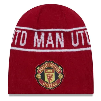 New Era WRDMRK SKULL BEANIE MANCHESTER UNITED Pánský kulich, červená, velikost